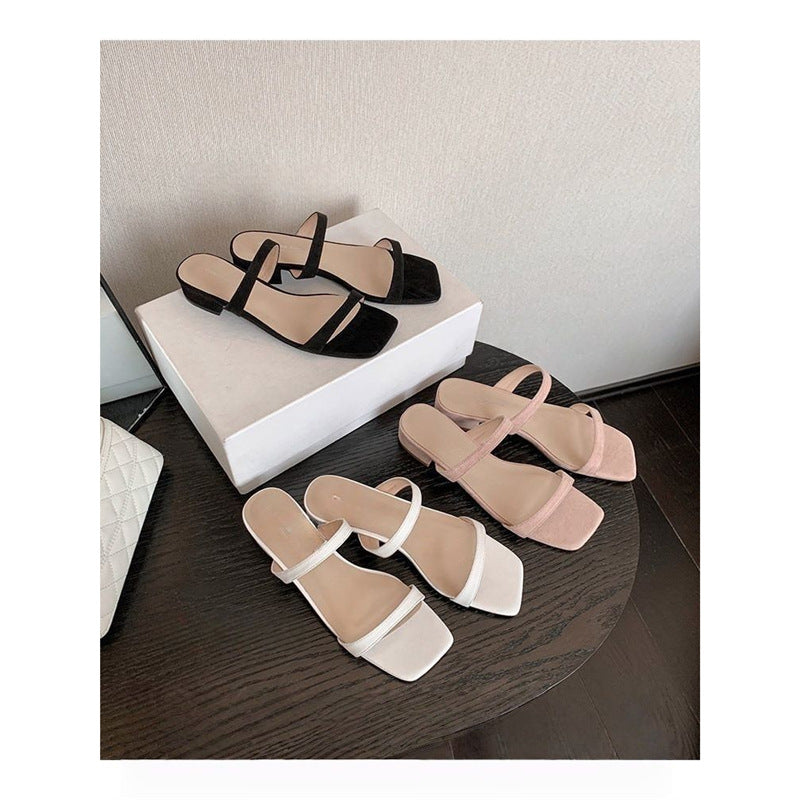 Damen Slingback Sandalen mit elegantem Absatz R&B