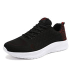 Damen Laufende Sneakers mit atmungsaktivem gestricktem Obermaterial und stoßdämpfender Sohle R&B