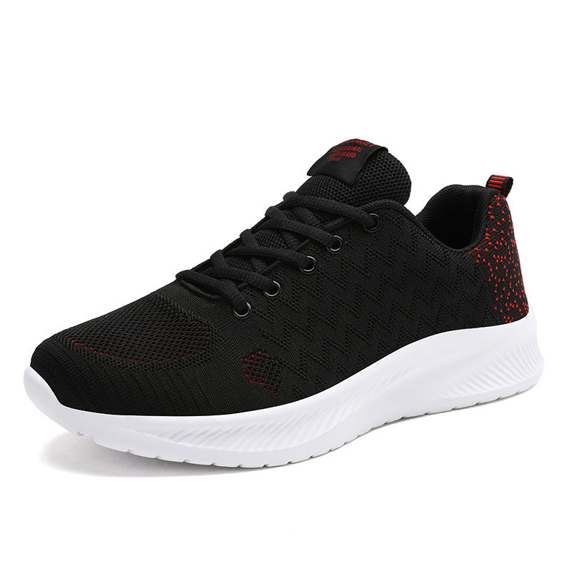 Damen Laufende Sneakers mit atmungsaktivem gestricktem Obermaterial und stoßdämpfender Sohle R&B