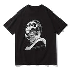 Damen T-Shirt mit künstlerischem Floral-Motiv und lässigem Schnitt R&B