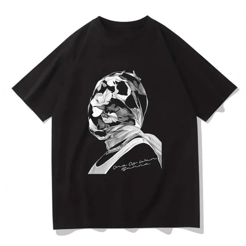 Damen T-Shirt mit künstlerischem Floral-Motiv und lässigem Schnitt R&B