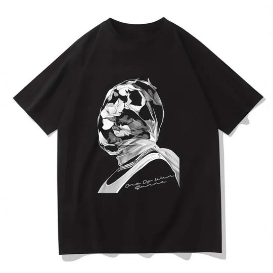 Damen T-Shirt mit künstlerischem Floral-Motiv und lässigem Schnitt R&B