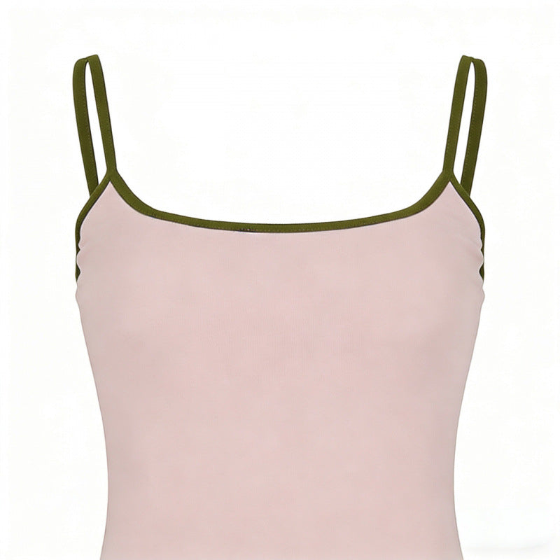 Damen Sportliches Top und Minirock-Set mit verstellbarem Bund R&B