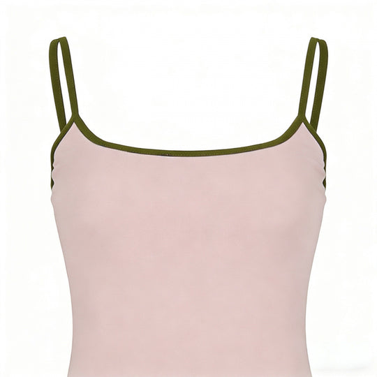 Damen Sportliches Top und Minirock-Set mit verstellbarem Bund R&B