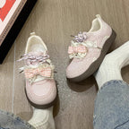 Damen Sneakers mit verspieltem Karomuster und atmungsaktiven Mesh-Einsätzen R&B