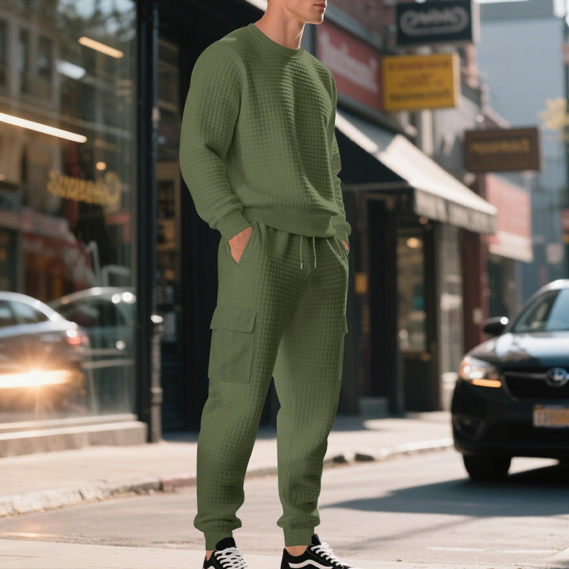 Herren lässiges Sweatshirt und Cargohose Set R&B