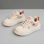 Damen Sneakers mit modischem Design und erhöhter Plateau-Sohle R&B