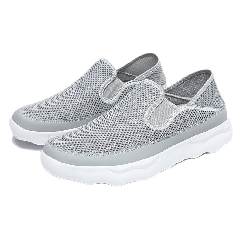 Damen Atmungsaktive Slip-On Sneakers aus Mesh mit flexiblem Dämpfungsbereich R&B