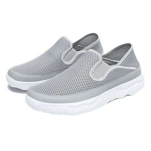 Damen Atmungsaktive Slip-On Sneakers aus Mesh mit flexiblem Dämpfungsbereich R&B