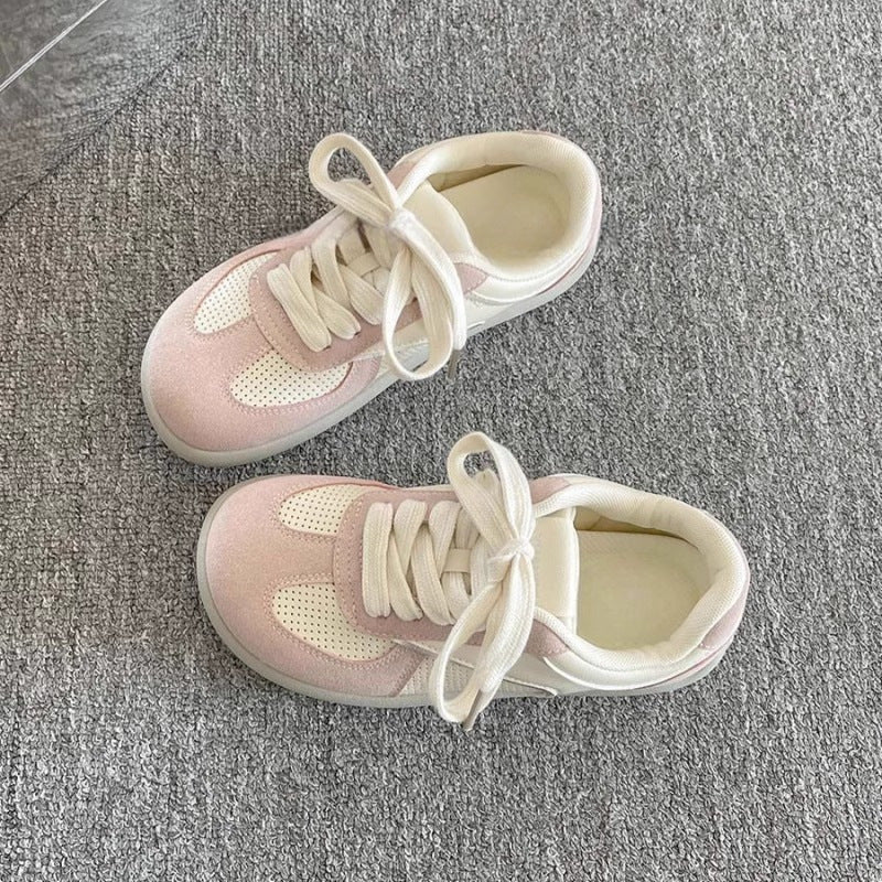 Damen Atmungsaktive Freizeitsneaker mit rutschfester Sohle und modischem Design