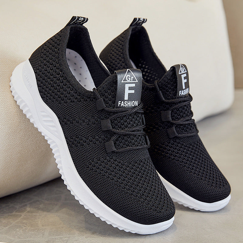 Damen Atmungsaktive Leichtgewicht Sneaker mit elastischem Obermaterial R&B