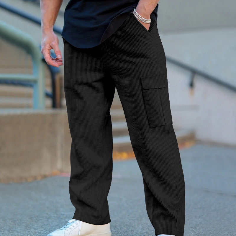 Herren Cargohose mit elastischem Bund und praktischen Taschen R&B