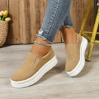 Damen Slip-On Sneakers mit komfortabler Polsterung und rutschfester Sohle R&B