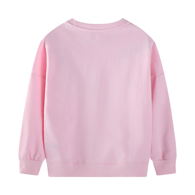 Mädchen Sweatshirt mit buntem Tier- und Motivdruck R&B