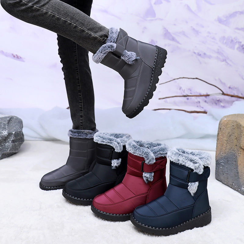 Damen Winterstiefel mit kuscheligem Futter und rutschfester Sohle R&B