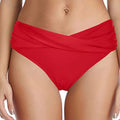 Damen Hochgeschnittenes Bikini-Höschen mit Wickel-Design R&B
