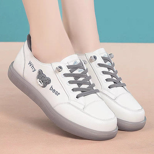 Damen Sneakers mit komfortablem Fußbett und buntem Motiv R&B