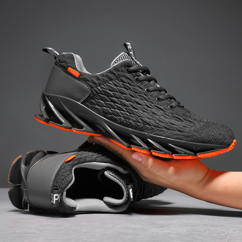 Damen Sportliche Lauf-Sneakers mit atmungsaktiver Struktur und dämpfender Sohle R&B
