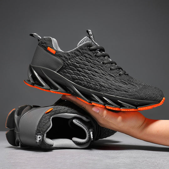 Damen Sportliche Lauf-Sneakers mit atmungsaktiver Struktur und dämpfender Sohle R&B