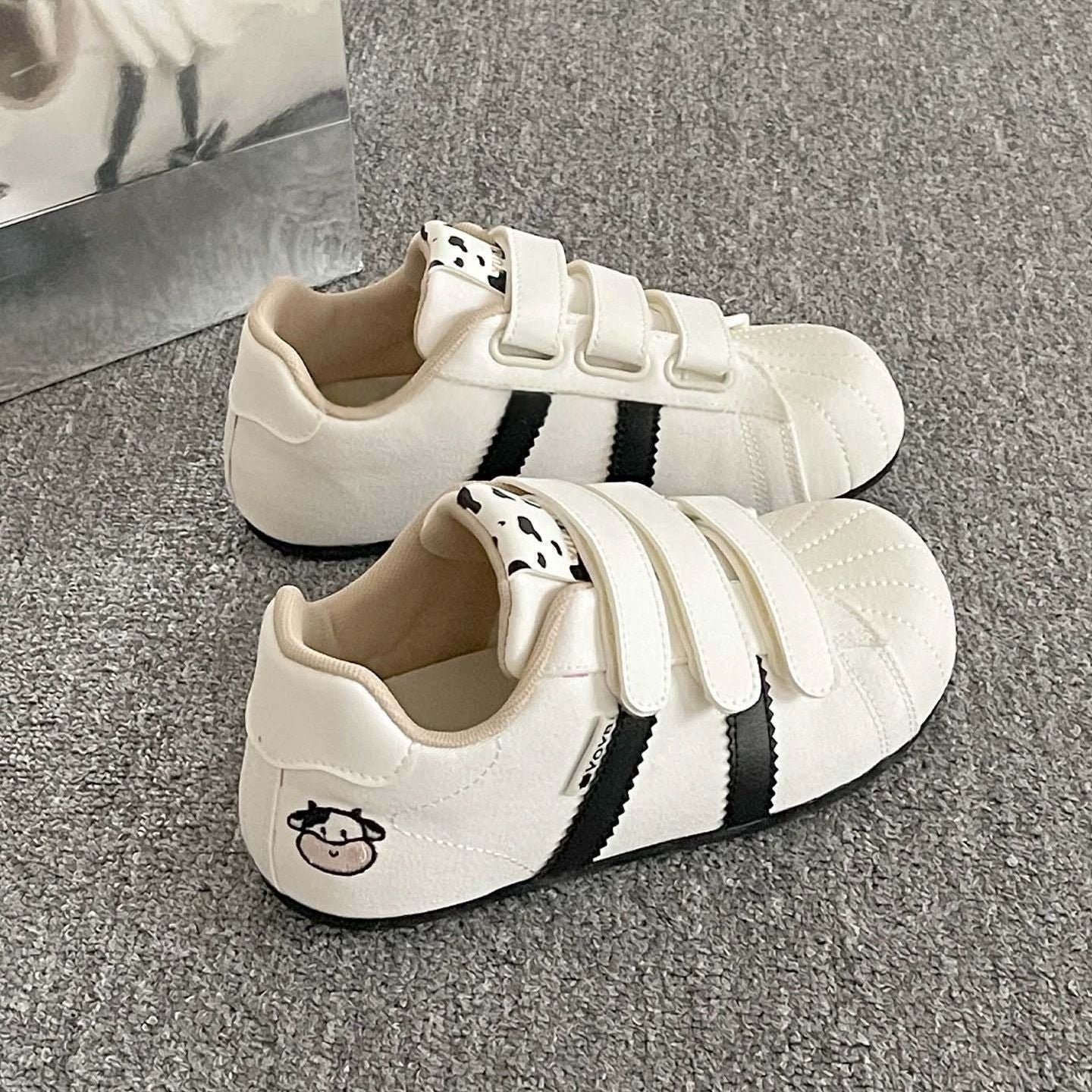 Damen Sportliche Sneakers mit praktischem Klettverschluss und atmungsaktiver Innenausstattung