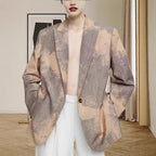 Damen Modischer Oversized-Blazer mit strukturiertem Design R&B