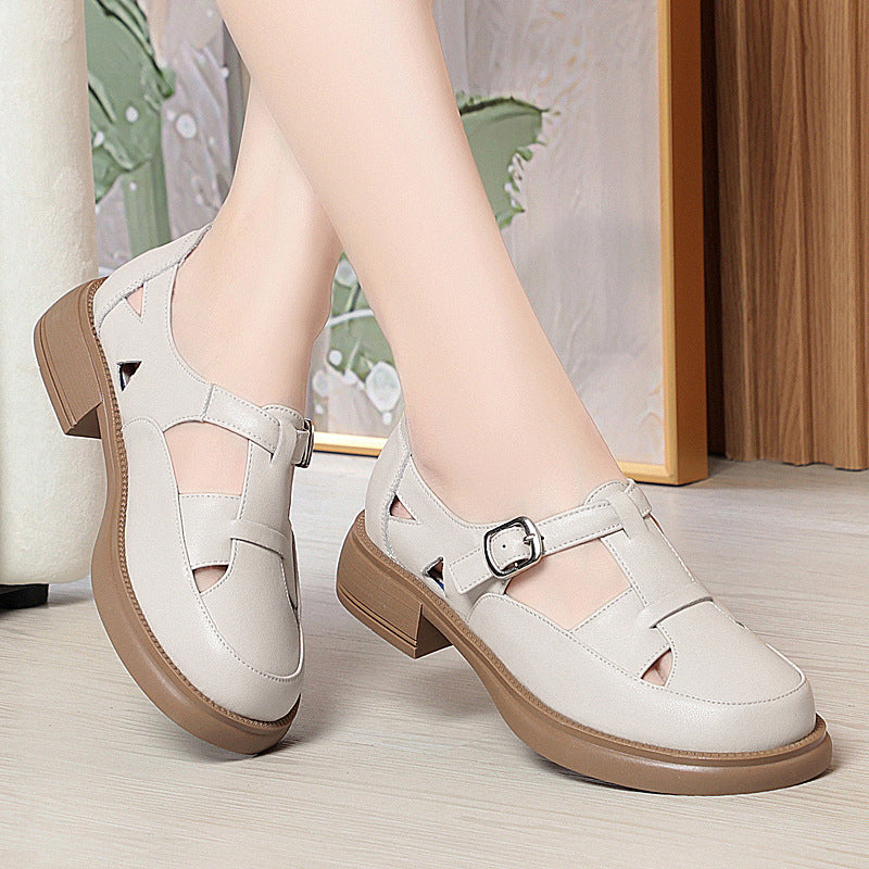 Damen Komfortable Schnürsandalen mit modischem Riemendesign R&B