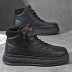 Damen High-Top Sneakers mit praktischem Reißverschluss und robustem Sohlenprofil R&B