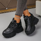 Damen sportliche Sneakers mit dämpfender Sohle und modischem Obermaterial R&B