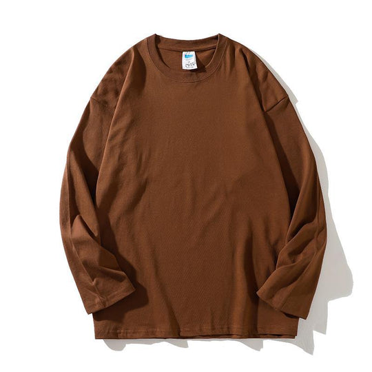 Damen vielseitiges Langarm-T-Shirt aus hochwertiger Baumwolle R&B