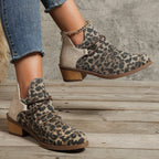 Damen modische Ankle Boots mit flexiblem Riemendesign und rutschfester Sohle R&B