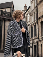 Damen Weicher Strickjacke mit Vintage-Details