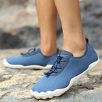 Damen Sportliche Wasserschuhe mit rutschfester Sohle und elastischem Schnürsystem