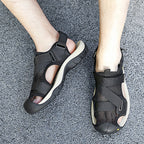 Herren Outdoor Sandalen mit rutschfester Sohle und verstellbarem Riemensystem R&B