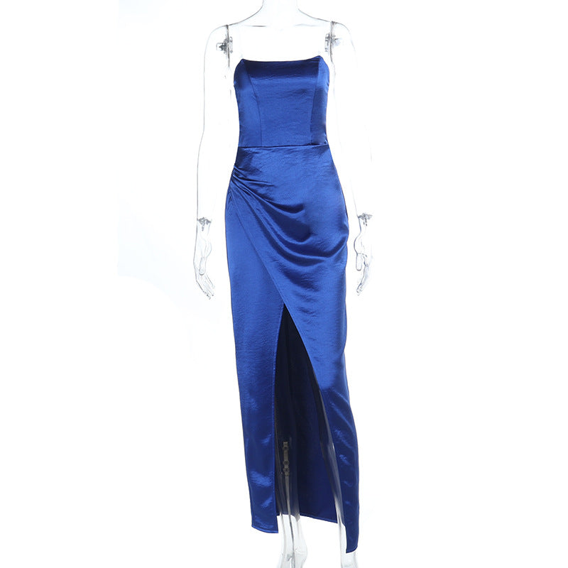 Damen Abendkleid mit schickem Schnitt und luxuriösem Satin R&B