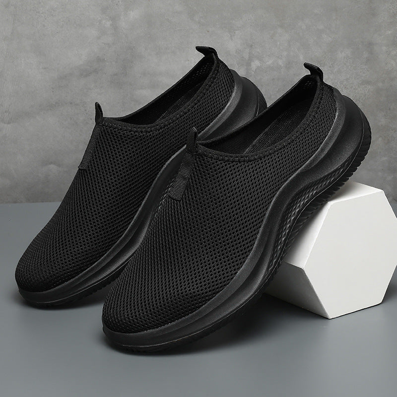 Unisex nan leichter NetzgewR&Be-Schlupf-Sneaker mit atmungsaktivem Obermaterial, dämpfender EVA-Zwischensohle und rutschfester Profilsohle R&B