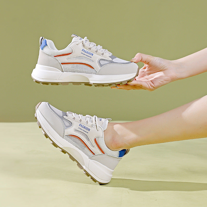Damen Sportliche Sneakers mit dämpfendem Komfort und atmungsaktivem Mesh-R&B