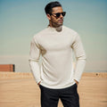 Herren Stehkragen Pullover Aus Weichem Baumwollmix R&B