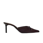 Damen elegant spitze Mules mit Schleifenverzierung R&B