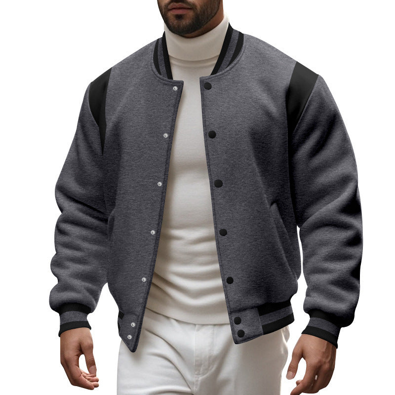 Herren sportliche Collegejacke R&B