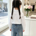 Mädchen Bluse mit liR&Bevollen Schleifendetails R&B