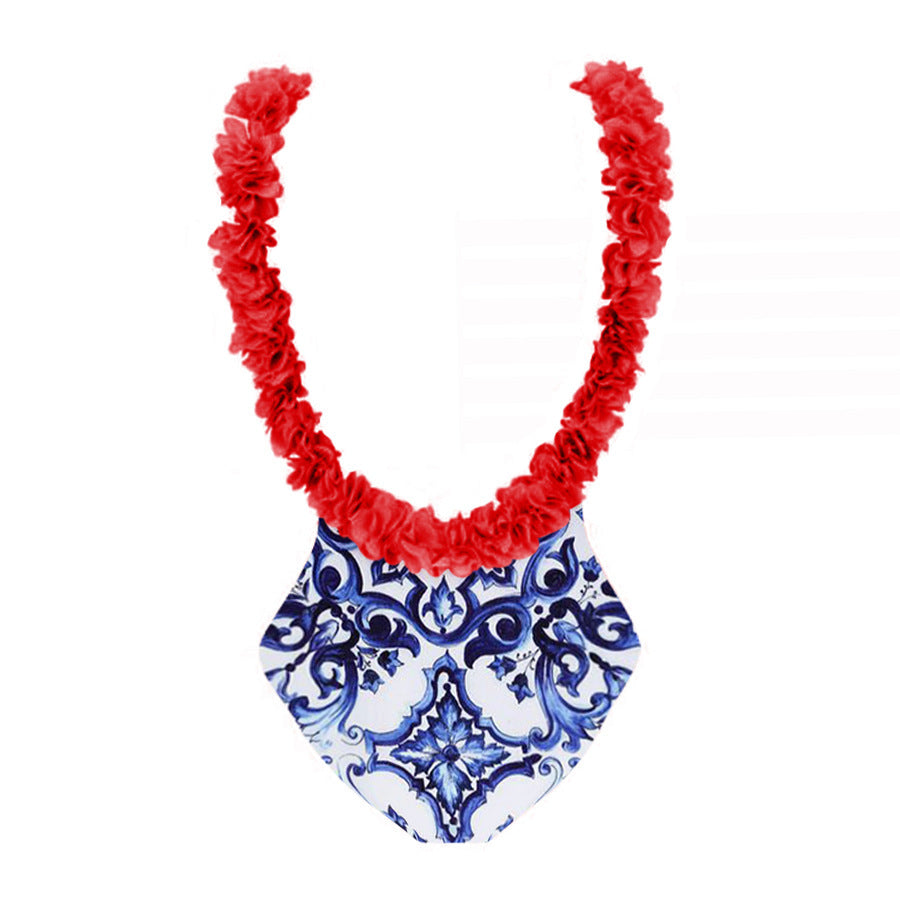 Damen Bikiniset mit floralem Muster und eleganten Rüschendetails R&B