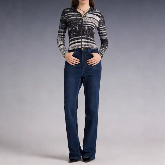 Damen Flared Jeans mit hohem Bund und perfektem Sitz
