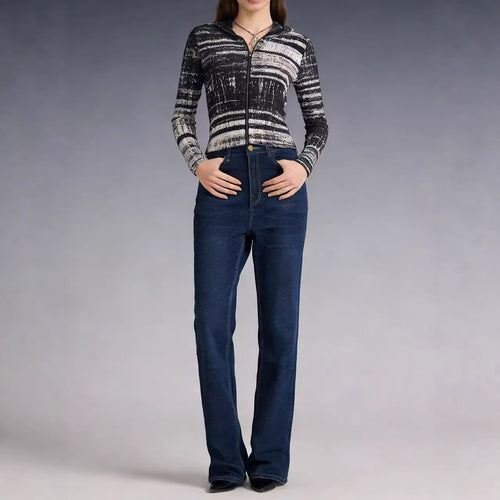 Damen Flared Jeans mit hohem Bund und perfektem Sitz