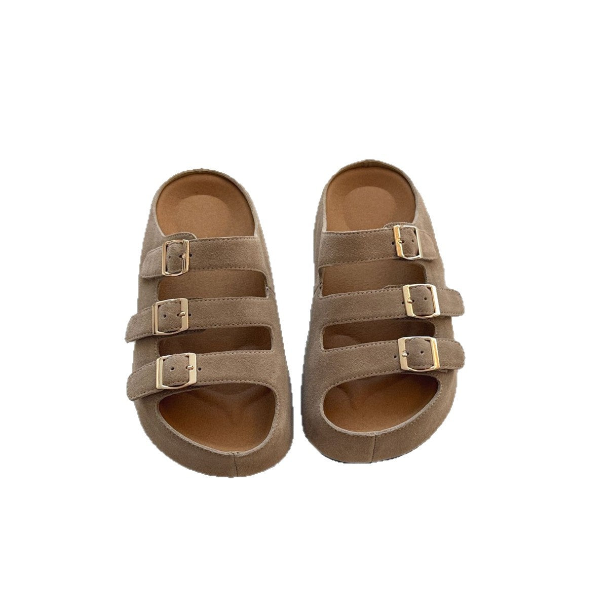 Damen Komfortable Riemensandalen mit verstellbaren Schnallen und ergonomischem Fußbett