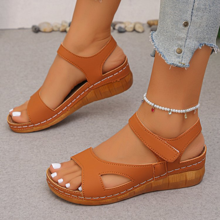 Damen Komfortable Sandalen mit atmungsaktiven Riemen R&B