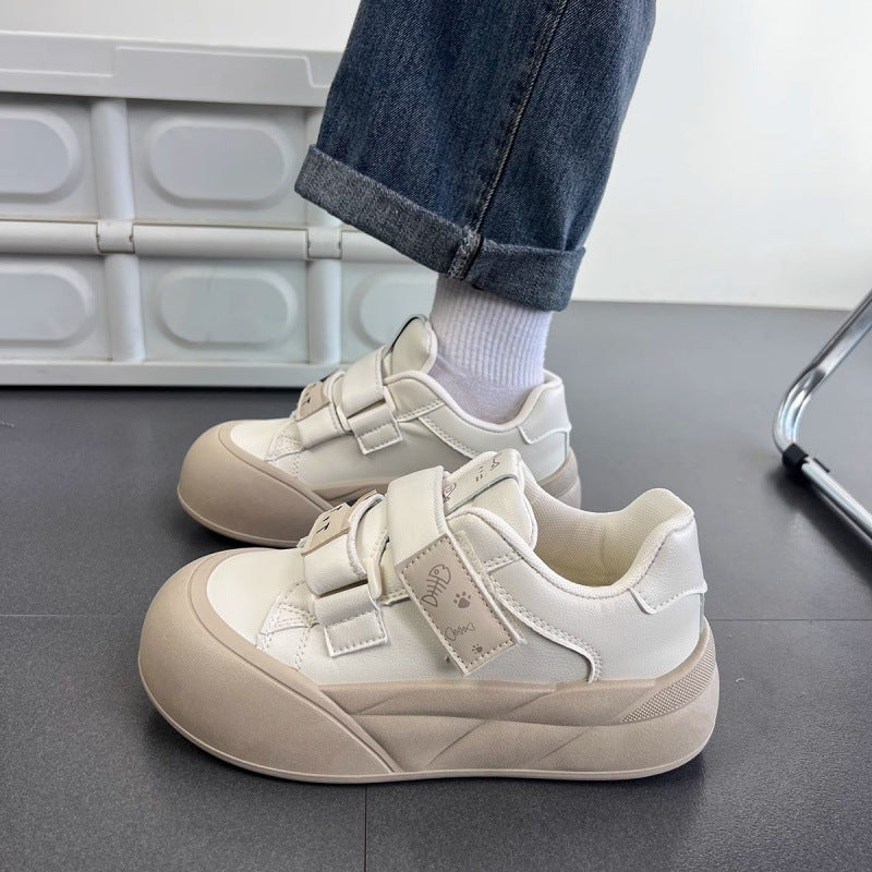 Damen Bequeme Sneaker mit praktischen Klettverschlüssen