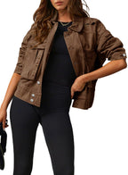 Damen Utility-Jacke mit praktischen Taschen und modernem Schnitt R&B