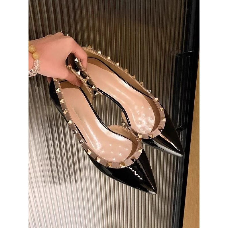 Damen spitze Pumps mit dekorativen Nieten R&B