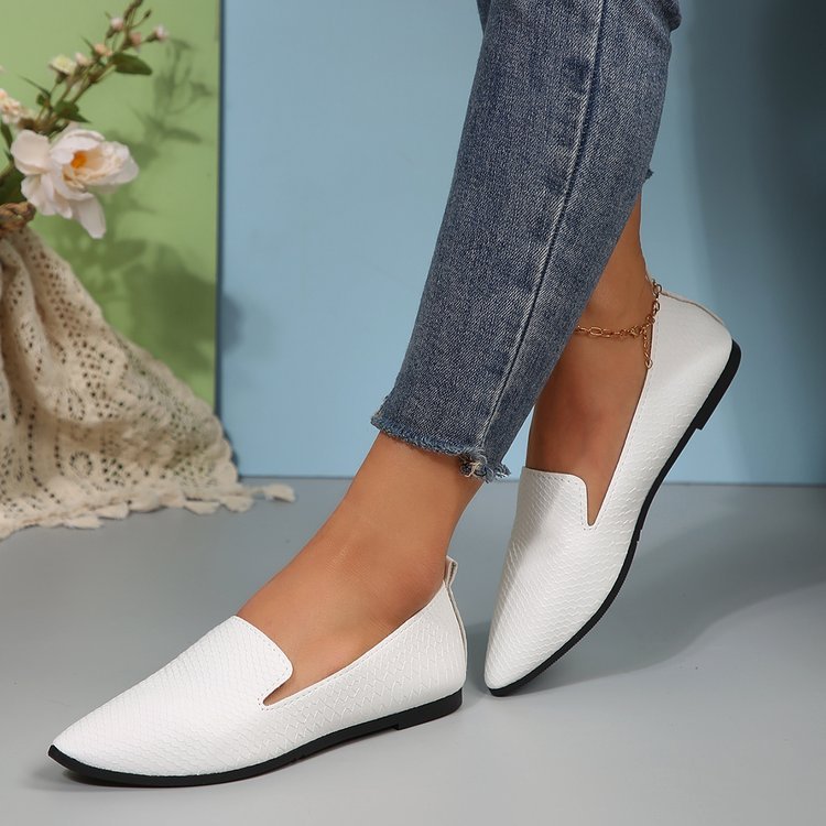 Damen Stilvolle und komfortable Ballerinas mit großem Schleifendetail R&B