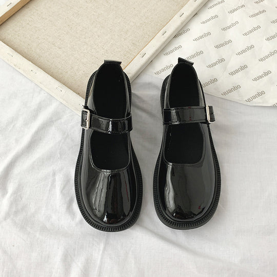 Damen elegante Mary Jane Schuhe mit verstellbarem Riemchen und weichem Innenfutter R&B